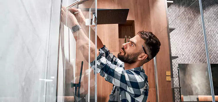 Replace Shower Doors with Frameless Diamond Bar