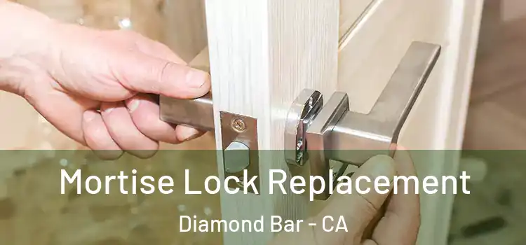  Mortise Lock Replacement Diamond Bar - CA
